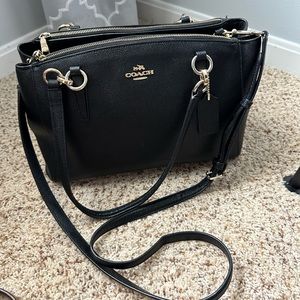Coach Christie Carryall in Crossgrain Leather